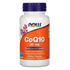 Коэнзим Q10 Now Foods (CoQ10) 30 мг 60 капсул купить в Киеве и Украине