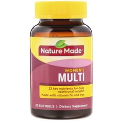 Вітаміни для жінок Nature Made (Multi for Her) 60 капсул