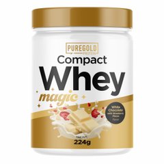 Compact Magic Whey Protein 224g White Chocolate with Strawberry Pieces купить в Киеве и Украине