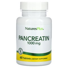 Панкреатин Nature's Plus (Pancreatin) 1000 мг 60 таблеток купить в Киеве и Украине