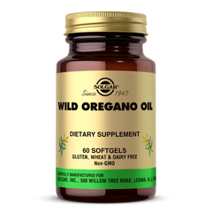 Масло орегано Solgar (Wild Oregano Oil) 175 мг 60 капсул купить в Киеве и Украине