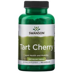 Терпка вишня, Tart Cherry, Swanson, 500 мг, 120 капсул