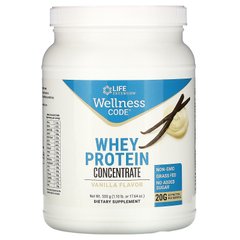 Сывороточный протеин вкус ванили Life Extension (Whey Protein Concentrate Wellness Code) 500 г купить в Киеве и Украине