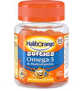 Омега-3 и Мультивитамины для детей Haliborange (Kids Omega-3 & Multivitamin) 30 жевательных конфет купить в Киеве и Украине