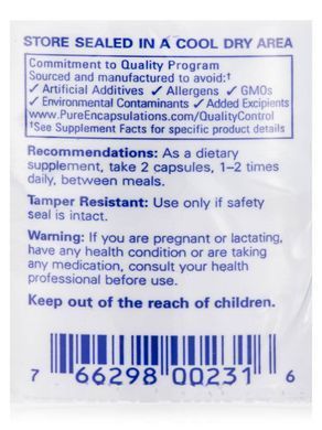 Quercetin Pure Encapsulations (Quercetin) 250 mg 120 capsules