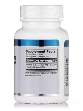 Вітамін B6 Douglas Laboratories (B-6) 100 мг 100 таблеток