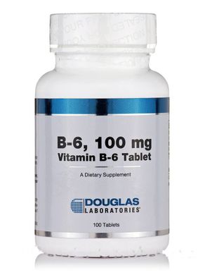 Вітамін B6 Douglas Laboratories (B-6) 100 мг 100 таблеток