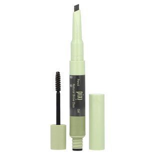 Pixi Beauty, 2-In-1 Natural Brow Duo, Brow Pencil & Gel, 0634 Soft Black, 1 Count купить в Киеве и Украине