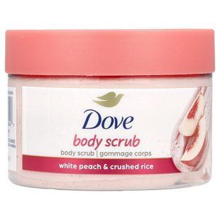 Dove, Body Scrub, White Peach & Crushed Rice, 10.5 oz (298 g) купить в Киеве и Украине