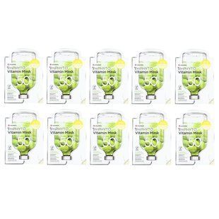 Leaders, I'mPhyto Vitamin Mask, 10 Sheets, 0.77 fl oz (23 ml) Each купить в Киеве и Украине