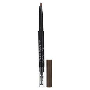 Palladio, The Brow Definer, висувний олівець для брів, середньо-коричневий, PBD03, 0,24 г (0,0084 унції)