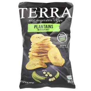 Terra, Real Vegetable Chips, Plantains, Sea Salt, 5 oz (141 g) купить в Киеве и Украине