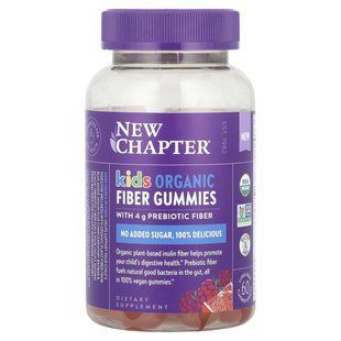 New Chapter, Kids, Organic Fiber Gummies, Citrus-Berry, 60 Gummies купить в Киеве и Украине