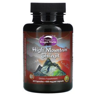Высокогорное мумие, Dragon Herbs, 450 мг, 60 капсул купить в Киеве и Украине