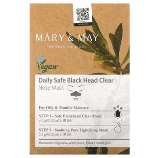 Mary & May, Daily Safe Black Head Clear, Nose Beauty Mask, 40 Piece Kit купить в Киеве и Украине