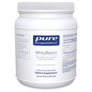 Whey protein isolate vanilla Pure Encapsulations (WheyBasics Vanilla Bean) 432 g