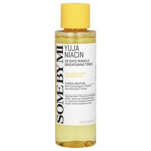 SOME BY MI, Yuja Niacin, 30 Days Bright Miracle Brightening Toner , 5.07 fl oz (150 ml) купить в Киеве и Украине