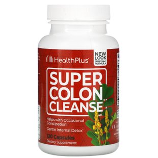 Super Colon Cleanse (очищение толстого кишечника), Health Plus, 500 мг, 120 капсул купить в Киеве и Украине