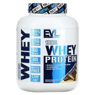 EVLution Nutrition, 100% Whey Protein, Chocolate Peanut Butter, 5 lb (2.268 kg) купить в Киеве и Украине