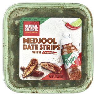 Natural Delights, Medjool Date Strips With Tajin&reg; Chili Lime, 10 oz (283 g) купить в Киеве и Украине