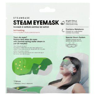 Steambase, Steam Mask for Eyes, Bright Citrus, 1 Eye Mask