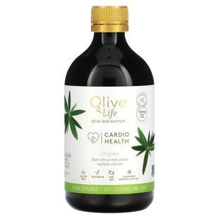 Comvita, Olive Life, екстракт листя маслини, для здоров&rsquo;я серця, природний смак, 136&nbsp;мг, 500&nbsp;мл (16,9&nbsp;рідк. унції)