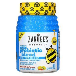 Daily childrens probiotic blend with two strains, natural fruit flavors, 50 chewables