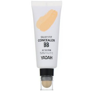 Консилер, Silky Fit Concealer BB, 2-в-1, N21 светло-бежевый, Yadah, 35 мл / 3,15 г купить в Киеве и Украине