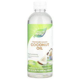 Кокосовое масло жидкое Nature's Way (Coconut Oil) 592 мл купить в Киеве и Украине
