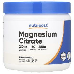 Nutricost, Magnesium Citrate, Unflavored, 8.9 oz (250 g) купить в Киеве и Украине