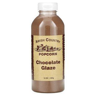 Amish Country Popcorn, Popcorn Glaze, Chocolate, 15 oz (425 g) купить в Киеве и Украине