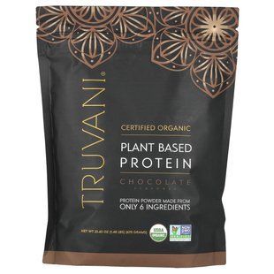 Truvani, Plant Based Protein, Chocolate, 1.48 lbs (670 g) купить в Киеве и Украине