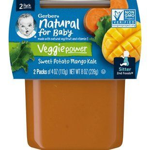 Gerber, Сладкий картофель и капуста манго, натурщик, 2 упаковки по 4 унции (113 г) каждая купить в Киеве и Украине