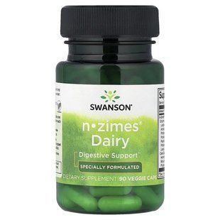 Н-молочной zīme, n-zimes Dairy, Swanson, 90 капсул купить в Киеве и Украине