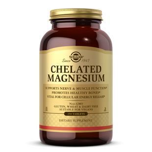 Хелатний магній Solgar (Chelated Magnesium) 100 таблеток