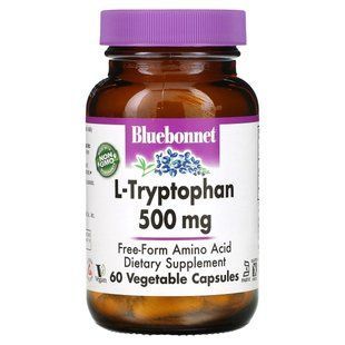 Триптофан Bluebonnet Nutrition (L-Tryptophan) 500 мг 60 капсул купить в Киеве и Украине
