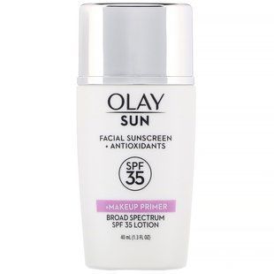 Facial sunscreen + makeup base, SPF 35
