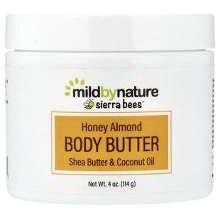 Mild By Nature, Sierra Bees&trade;, масло для тела с мёдом и миндалём, 114&nbsp;г (4&nbsp;унции) купить в Киеве и Украине