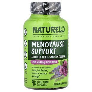 NATURELO, Menopause Support, 90 Vegetarian Capsules