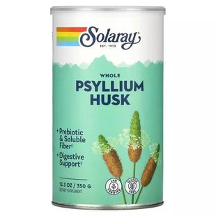 Цельная шелуха подорожника Solaray (Whole Psyllium Husk) 350 г купить в Киеве и Украине