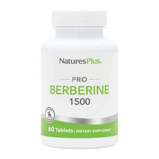 Берберин Nature's Plus (Berberine) 1500 мг, 60 таблеток купить в Киеве и Украине