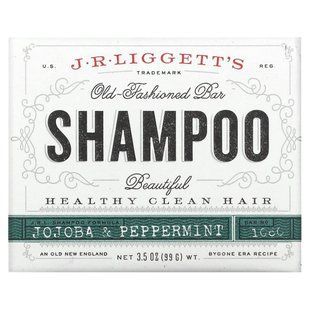 Solid Shampoo-Soap with Jojoba and Mint J.R. Liggetts (Shampoo Jojoba and Peppermint) 99 g
