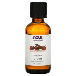 Эфирное масло гвоздики Now Foods (Essential Oils Clove Oil Balancing Aromatherapy Scent) 59 мл купить в Киеве и Украине