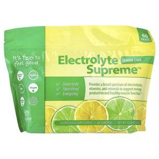 Jigsaw Health, Electrolyte Supreme, лимонно-лаймовый, 60 пакетов, 12,5 унций (354 г) купить в Киеве и Украине