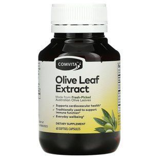 Comvita, Olive Leaf Extract, 60 soft capsules