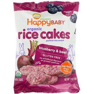 Rice Cookie Blueberry Beet Happy Family Organics 40 g