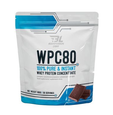 Сироватка преміум класу з смаком шоколаду Bodyperson Labs (WPC80) 900 г