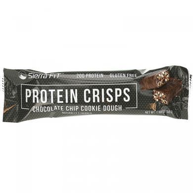 Sierra Fit, protein chips, bars with chocolate chips, 12 bars, 56 g (1.98 oz) each.