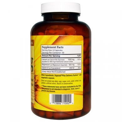 Calcium and Magnesium, 180 Plant-Based Capsules