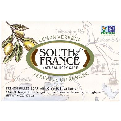 Французьке мило з маслом ши лимонна вербена South of France (Soap) 170 г